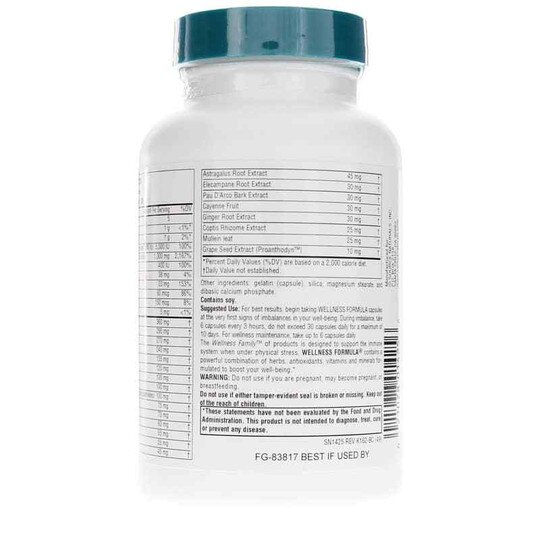 Wellness Formula Capsules, SNN
